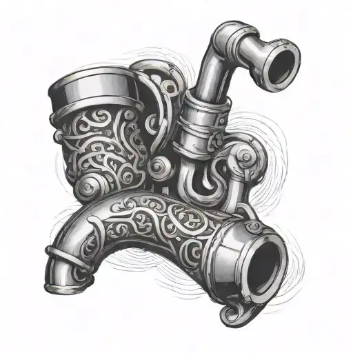 Klein pipe bender tattoo design idea