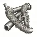 Klein pipe bender tattoo design idea