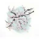 Cherry Blossom tattoo design idea