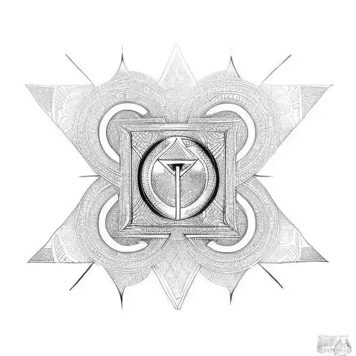 Ankh Symbol tattoo design idea