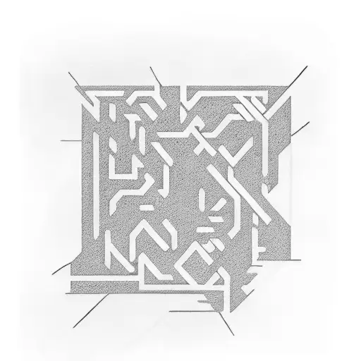 the maze runner  tattoo design idea