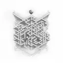 the maze runner  tattoo design idea