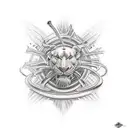 biblical  tattoo design idea