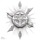 biblical  tattoo design idea