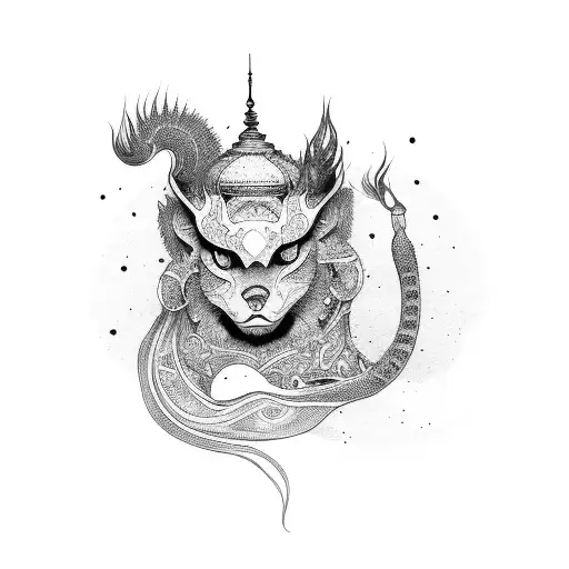 Far East  tattoo design idea