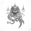 Far East Russia tattoo design idea