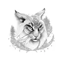 Russian Far East Forest Animals tattoo design idea