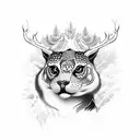 Russian Far East Forest Animals tattoo design idea