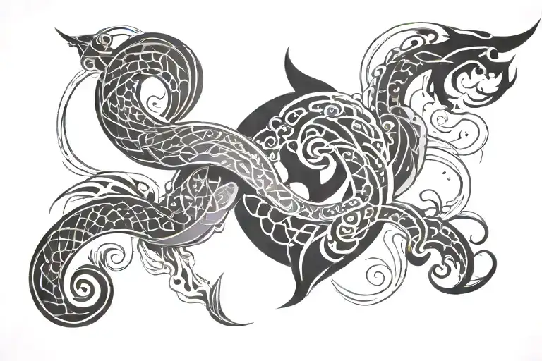 Kaizen symbol tattoo design idea