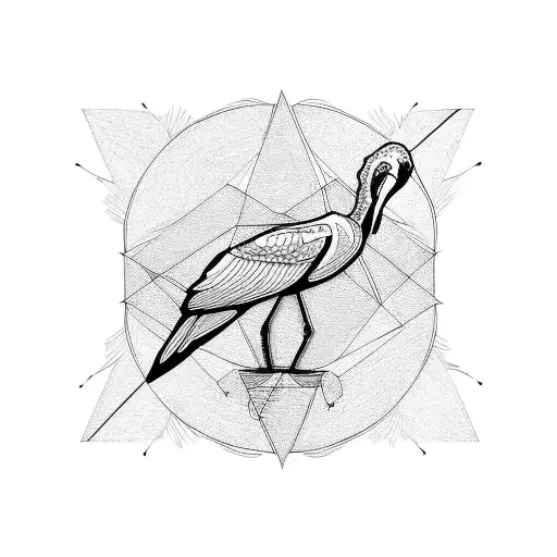 ibis tattoo design idea