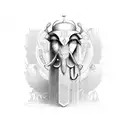 thoth tattoo design idea