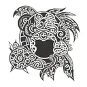 Combine elements of Japanese and Polynesian culture in a unique tattoo design tattoo design idea