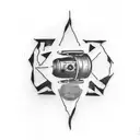 A tattoo symbolizing the lyrics 'no one told you when to run, you missed the starting gun' from the song 'Time' by Pink Floyd tattoo design idea