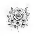A cassette tape with flowers growing out of it tattoo design idea