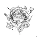 A cassette tape with flowers growing out of it tattoo design idea