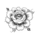 A cassette tape with flowers growing out of it tattoo design idea
