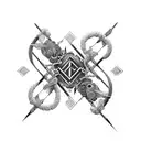 dna string with bushido codex tattoo design idea