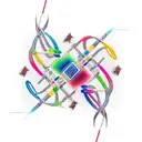 dna string with bushido codex tattoo design idea