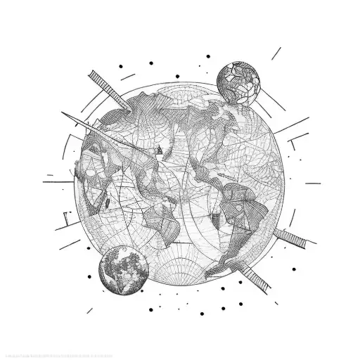 world is not equal tattoo design idea