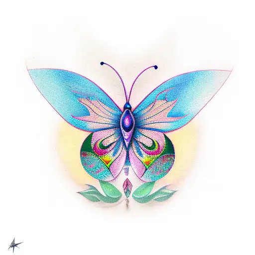 mariposa  tattoo design idea