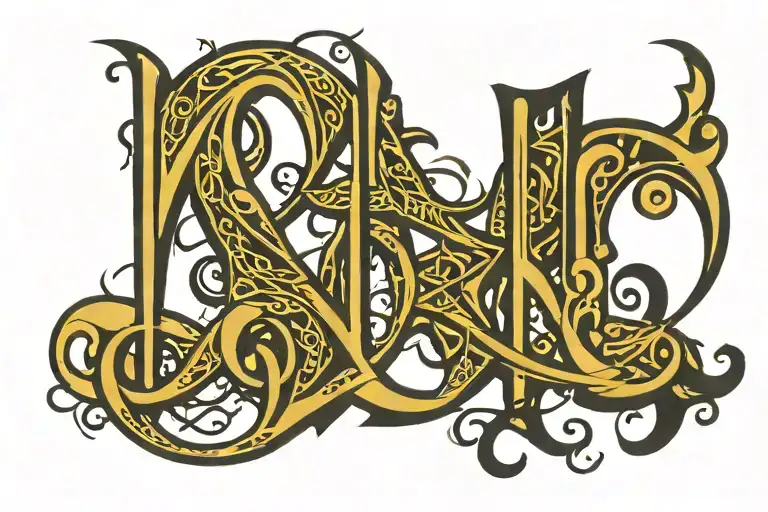 Arabic Calligraphy tattoo design idea