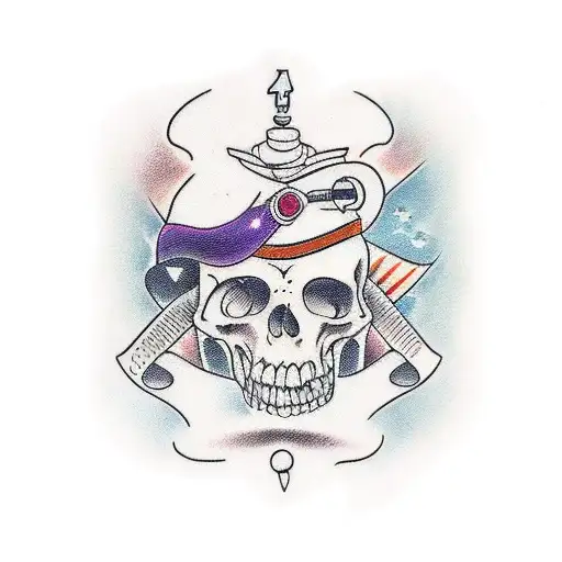 25 number old school but modern look tattoo design idea