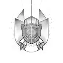 Farmer Knight Hyrbid tattoo design idea