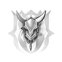 Farmer Knight Hyrbid tattoo design idea