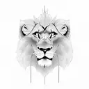 Lions with banana tattoo design idea