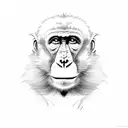 monkey tattoo design idea