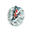 Koi Fish tattoo design idea