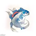 Koi Fish tattoo design idea