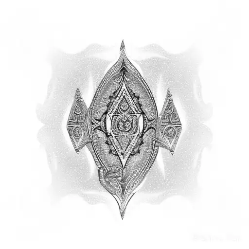 Kartik Diya tattoo design idea