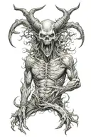 hell, demons tattoo design idea