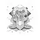 Danelectro '59 dc  tattoo design idea