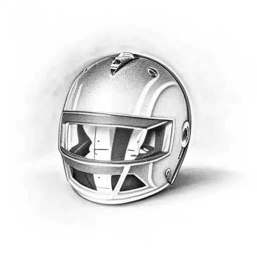 motocross helmet  tattoo design idea