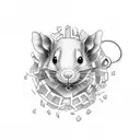 I think I'm going nowhere like a rat trapped in a maze. Every wall that I knock down is just a wall that I replace tattoo design idea