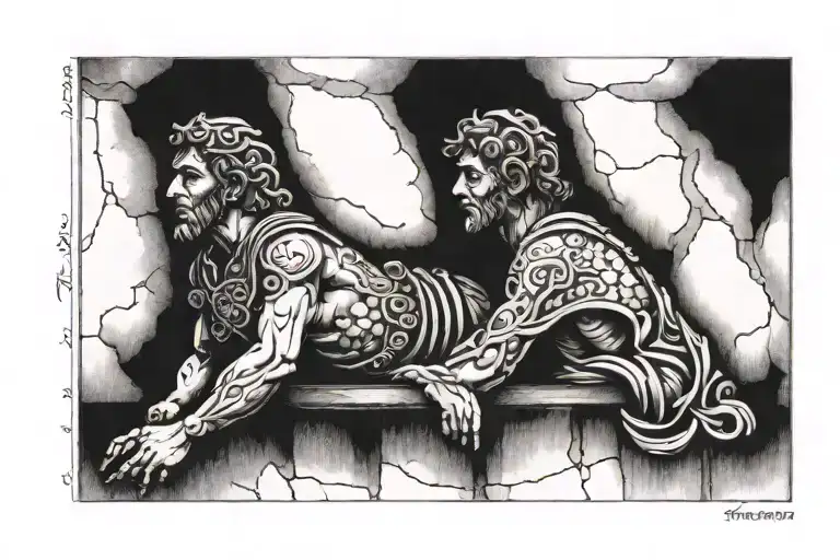 Roman date 02 02 2000 tattoo design idea
