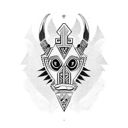 Aztec-inspired animal warriors tattoo design idea