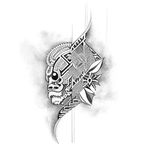 half sleeve traditional filipino tribal tattoo tattoo design idea