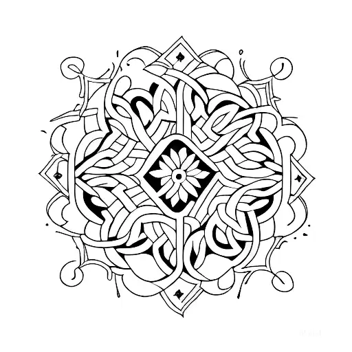 Alhambra Palace tattoo design idea