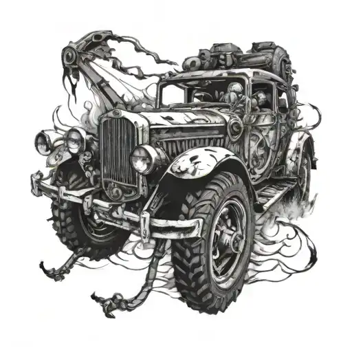 Mad Max tattoo design idea