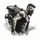 Mad Max tattoo design idea