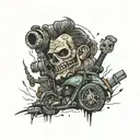 Mad Max tattoo design idea
