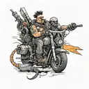 Mad Max tattoo design idea