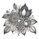 Eve and Eve tattoo design idea