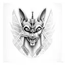 anubis balance osiris dark tattoo design idea