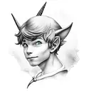 Peter Pan tattoo design idea