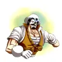 whitebeard one piece tattoo design idea