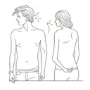 couple matching tattoos  tattoo design idea